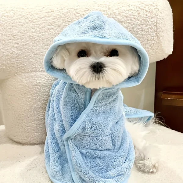Soft Absorbent Pet Bathrobe