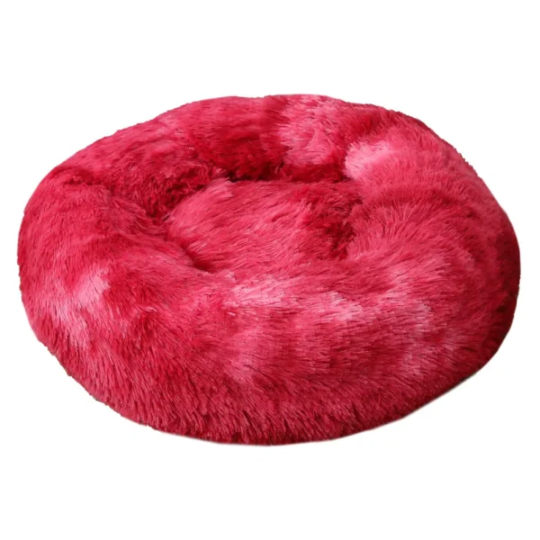 Round Plush Cat Bed
