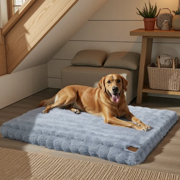 Fluffy Crate Dog Bed