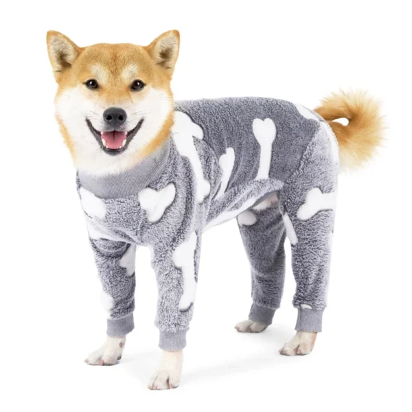 Winter Dog Fleece Jumpsuit