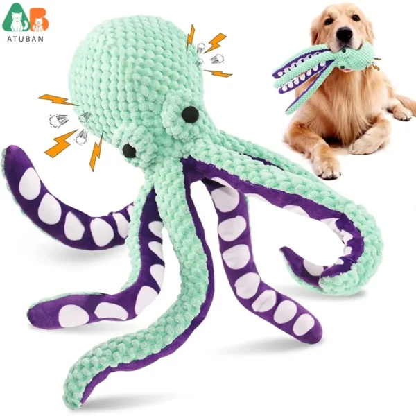 ATUBAN Octopus Dog Toy
